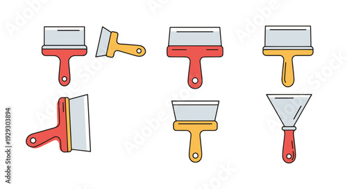 Putty Knife Line art creative abstract