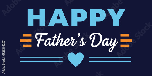 Happy father's day greeting card