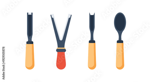 Relief Carving Tool abstract dynamic style