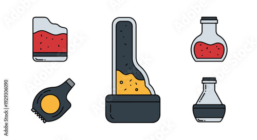 Resin Kit Line art modern color mix
