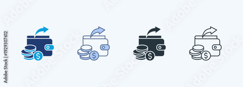 Expense Multiple Style Icon Collection