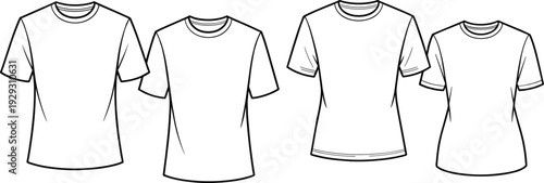 vector illustration of a white shirt