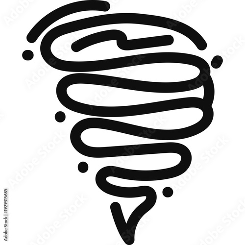 Hand Drawn Tornado Icon