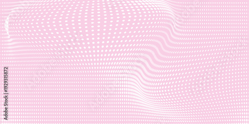 white polka dots pattern over hot pink useful as a background good effect