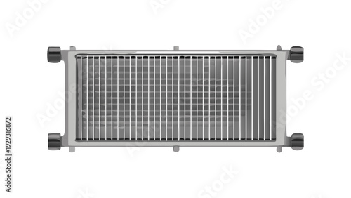 Industrial Radiator Heat Exchanger Cooling System Engineering Illustration