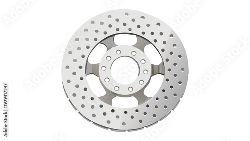 Ventilated Brake Disc Rotor Isolated for Automotive Braking System