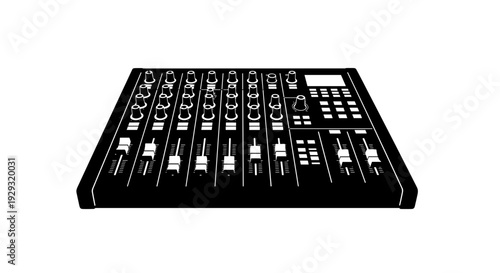 Professional DJ Sound Mixing Controller.