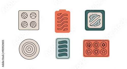 Silicone Mold Line dynamic abstract creative