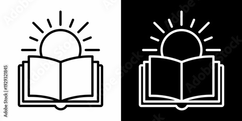 Moral Principles White Icon Set Design