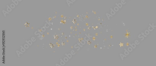Abstract gold stars glitter...