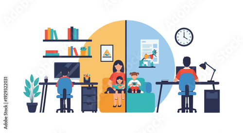 Remote Work-Life Balance: Juggling Professional Career and Family Responsibilities While Working From Home