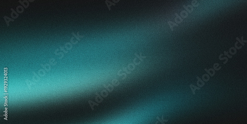 Abstract blurred gradient background with teal aqua glow grainy noise texture backdrop for modern digital branding design.