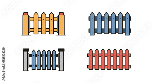 Security Fence Line soft tone design