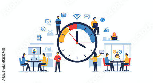 Time Management and Productivity in the Modern Business Workplace. Digital Collaboration, Remote Teams, and Task Scheduling for Optimal Efficiency