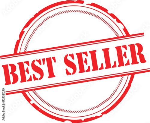 Best Seller Stamp Label Icon.