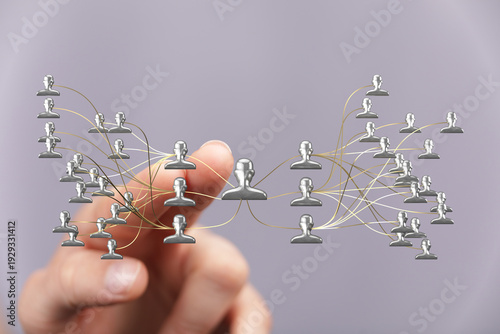 Abstract business and teamw...