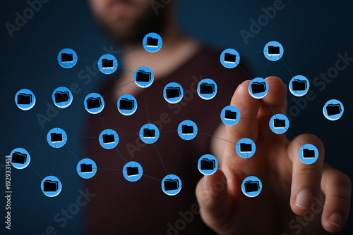 Abstract image showing data...