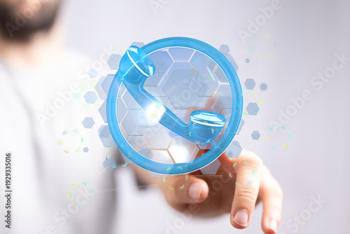 Abstract image showing a di...