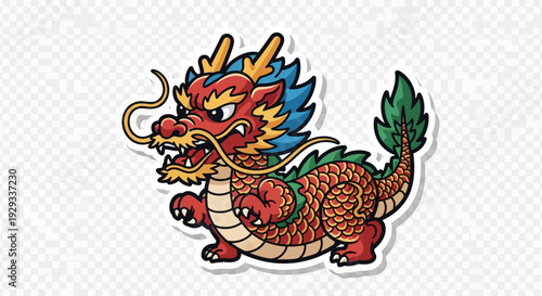 Chinese Dragon Cartoon - Mascot, Fantasy Creature, Asian Mythology