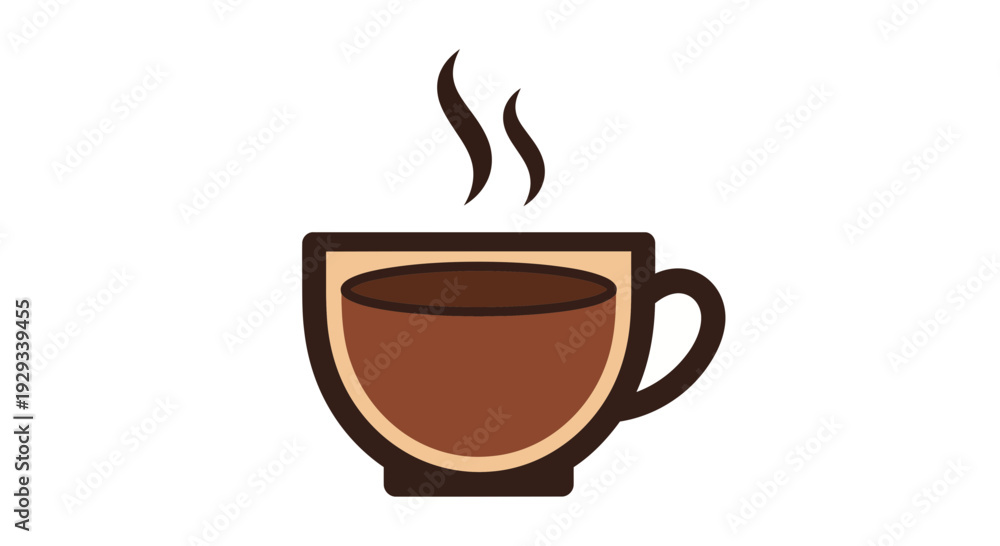 Obraz premium hot coffee cup icon