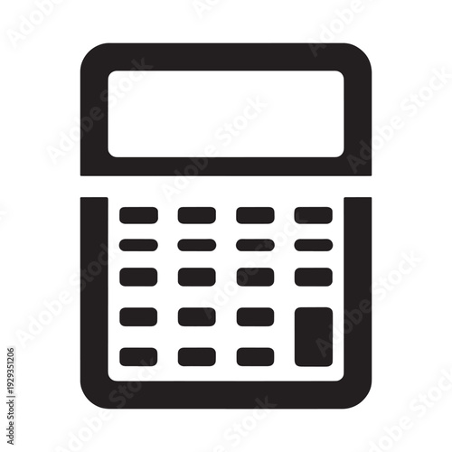 Basic Calculator Icon - Arithmetic Operations and Calculation Tool