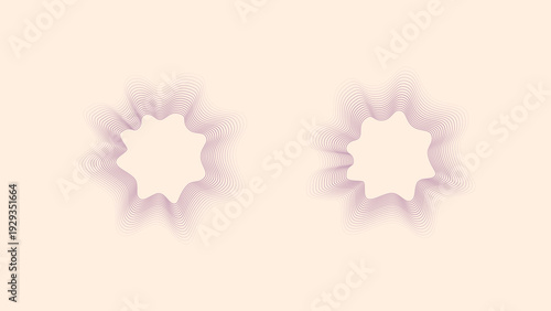 Concentric circle. Circular line pattern. Radial fade wave for sound, swirl, radio and sonar. Abstract concentric graphic icon. gradient isolated on transparent background. Vector in concept technolog