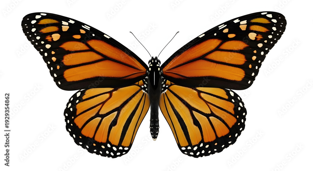 Fototapeta premium Colorful Butterfly with Detailed Wings in Soft Natural Light, High Resolution Nature Concept , Created using,AI generative