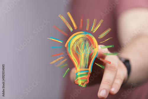 Bright idea, innovation, cr...