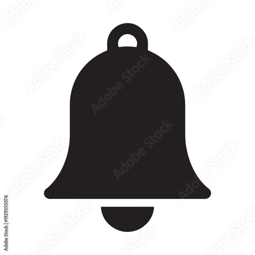 Dynamic notification bell icon signaling important alerts and timely information, presented in a clean vector style.