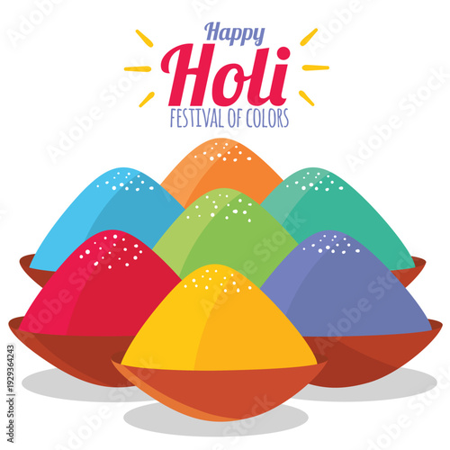 happy holi wishes abstract vector background design 01