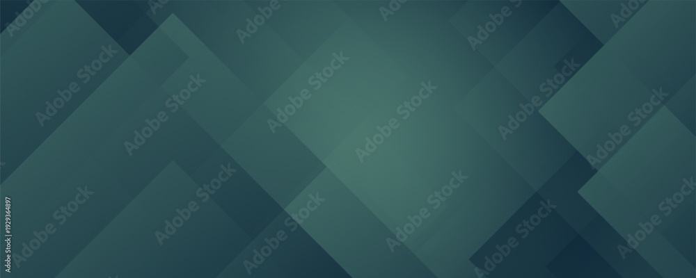 Obraz premium Abstract Dark Teal Geometric Background with Overlapping Diamond Layer Patterns. vector illustration
