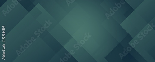 Abstract Dark Teal Geometric Background with Overlapping Diamond Layer Patterns. vector illustration
