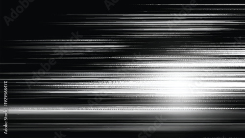 Abstract white light streaks on gradient background