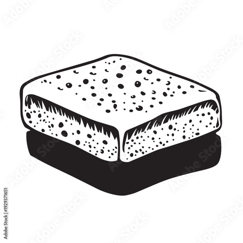 bath sponge vector illustration