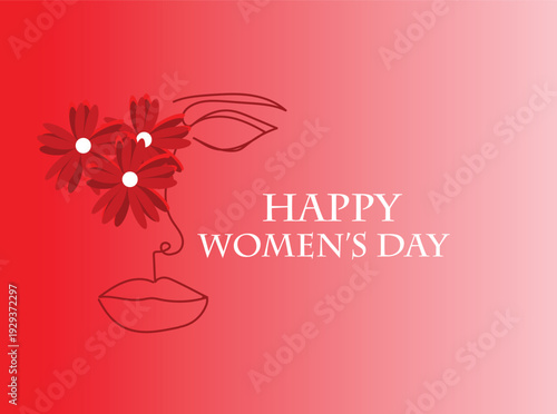 Happy Christmas greeting card design featuring a vintage reindeer illustration with pink floral heart decorations and a festive holiday love symbol for a vector celebration invitation