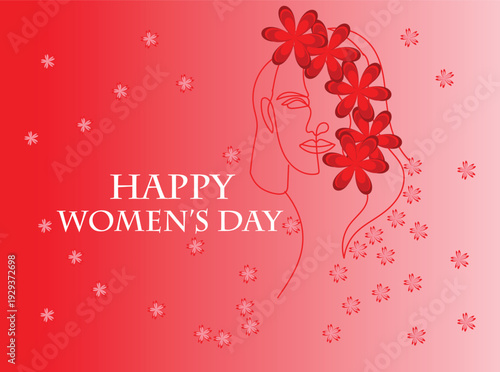 Pink Floral Vector Background with Flowers and Decorative Elements