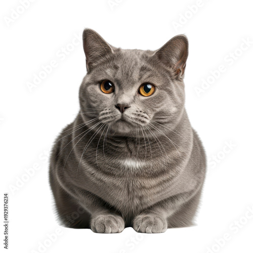 British Shorthair cat sitting