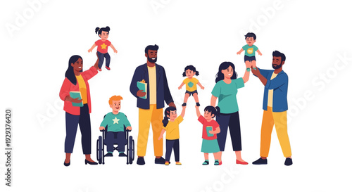 Joyful Diverse Families and Children: Inclusion, Community, Learning, and Support in a Happy Group