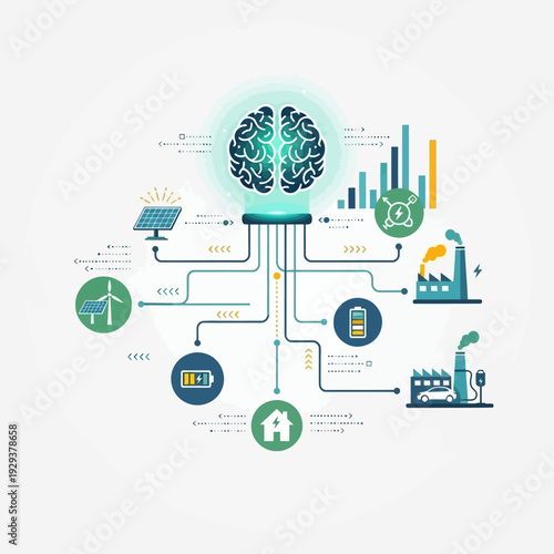 Artificial Intelligence System with Energy Sources.