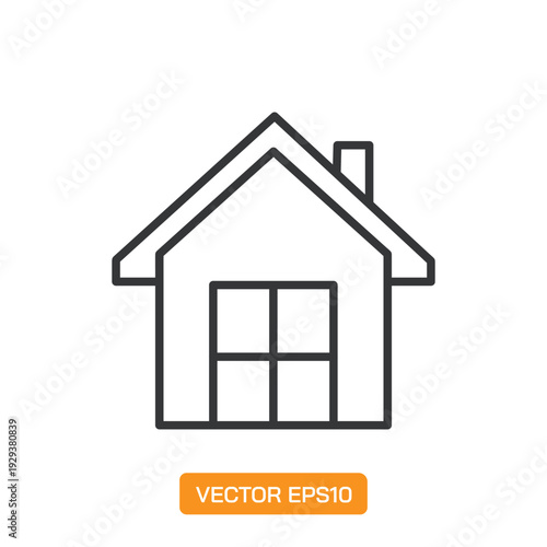 Home line icons- Mini collection and editable stroke series icon