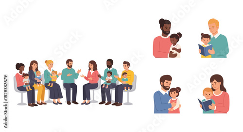 Diverse Parents and Children: Support Group, Family Bonding, and Early Childhood Education