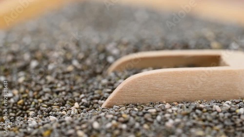  video of chia seeds in the background