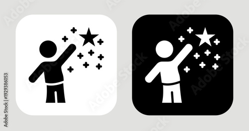 Independence Drive Icon In Black and White Glyph Style