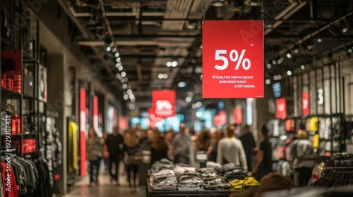 Wallpaper Mural Clothing store interior sale promotion Torontodigital.ca