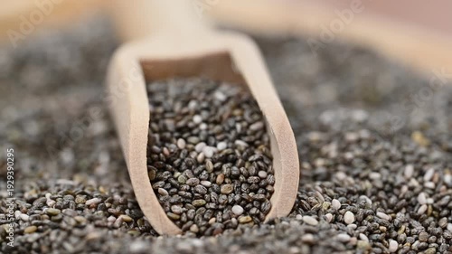  video of chia seeds in the background