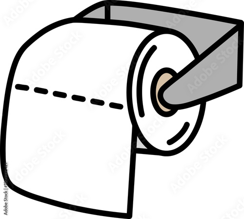 Toilet Paper Roll Bathroom Hygiene.
