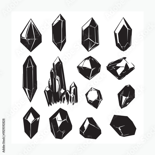 set of abstract geometric shapes