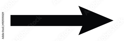  arrow icon on white background. Modern simple vector arrow on white page. Pointing arrow icon set. Right side pointing arrowhead.