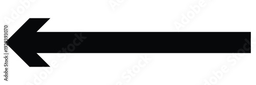  arrow icon on white background. Modern simple vector arrow on white page. Pointing arrow icon set. Right side pointing arrowhead.