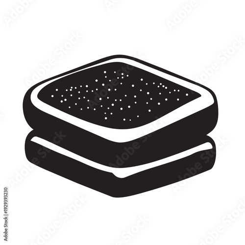 vector illustration of a bath sponge